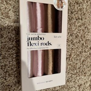 Kitsch Satin Jumbo Flexi Rods - Pink, Gold, Brown
